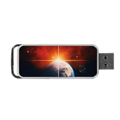 Earth Globe Planet Space Universe Portable Usb Flash (two Sides) by Celenk