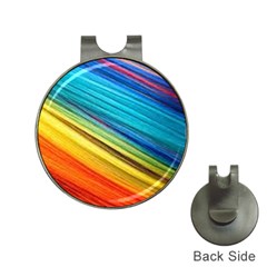 Rainbow Hat Clips With Golf Markers by NSGLOBALDESIGNS2