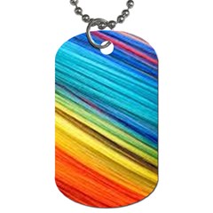 Rainbow Dog Tag (one Side) by NSGLOBALDESIGNS2