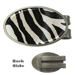 Zebra 2 Print Money Clips (oval)  by NSGLOBALDESIGNS2