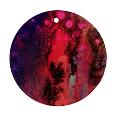 Desert Dreaming Round Ornament (two Sides) by ArtByAng