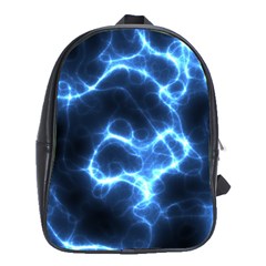 Electricity Blue Brightness Bright School Bag (xl) by Sapixe