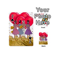 Girl Power Playing Cards 54 (mini) by burpdesignsA