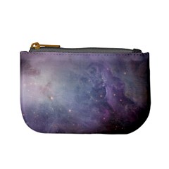 Orion Nebula Pastel Violet Purple Turquoise Blue Star Formation Mini Coin Purse by genx