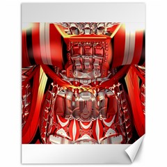 Mechanical Droid Mandelbulb Canvas 12  X 16  by Pakrebo