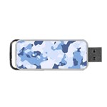 Standard light blue Camouflage Army Military Portable USB Flash (One Side) Front
