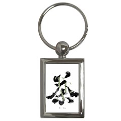 Tea Calligraphy Key Chains (rectangle)  by EMWdesign