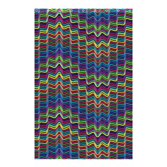 Decorative Ornamental Abstract Wave Shower Curtain 48  X 72  (small)  by Mariart
