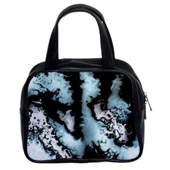 Winter Fractal 4 Classic Handbag (two Sides) by Fractalworld