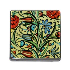 Mosaic Tile Art Ceramic Colorful Memory Card Reader (square 5 Slot) by Pakrebo