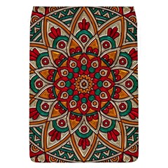 Mandala - Red & Teal Removable Flap Cover (l) by WensdaiAmbrose