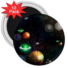 Galactic 3  Magnets (10 Pack)  by WensdaiAmbrose