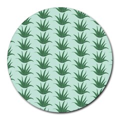 Aloe-ve You, Very Much  Round Mousepads by WensdaiAmbrose