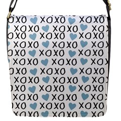 Xo Valentines Day Pattern Flap Closure Messenger Bag (s) by Valentinaart