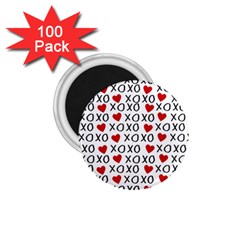 Xo Valentines Day Pattern 1 75  Magnets (100 Pack)  by Valentinaart