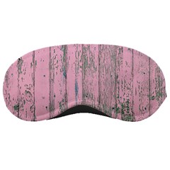Old Pink Wood Wall Sleeping Masks by snowwhitegirl
