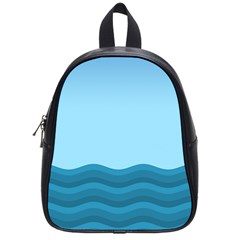 Making Waves School Bag (small) by WensdaiAmbrose