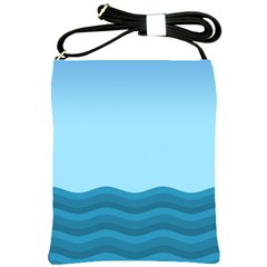 Making Waves Shoulder Sling Bag by WensdaiAmbrose