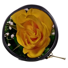 Yellow Rose Mini Makeup Bag by Riverwoman