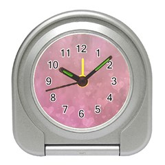 Lovely Hearts Travel Alarm Clock by lucia