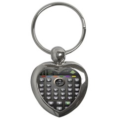 Scientific Solar Calculator Key Chains (heart)  by Sudhe