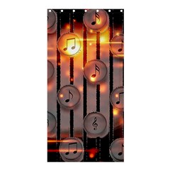 Music Notes Sound Musical Audio Shower Curtain 36  X 72  (stall)  by Mariart