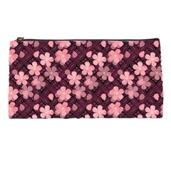 Cherry Blossoms Japanese Style Pink Pencil Cases by Pakrebo