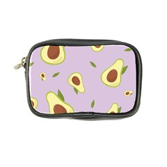 Avocado Green With Pastel Violet Background2 Avocado Pastel Light Violet Coin Purse by genx