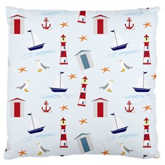 Thème Marin - Sea Large Cushion Case (one Side) by alllovelyideas