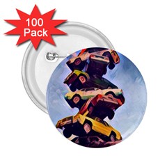 Pretty Colors Cars 2 25  Buttons (100 Pack)  by StarvingArtisan