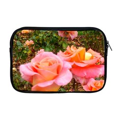Pink Rose Field Apple Macbook Pro 17  Zipper Case by okhismakingart