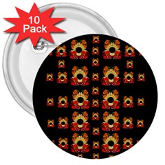 Sweets And  Candy As Decorative 3  Buttons (10 Pack)  by pepitasart