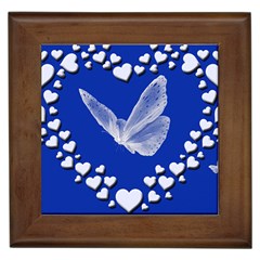 Heart Love Butterfly Mother S Day Framed Tiles by HermanTelo