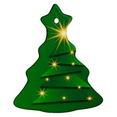 Christmas Tree Green Ornament (christmas Tree)  by HermanTelo
