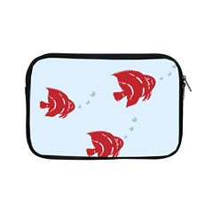 Fish Red Sea Water Swimming Apple Ipad Mini Zipper Cases by HermanTelo