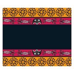 Pattern Ornaments Africa Safari Double Sided Flano Blanket (small)  by HermanTelo