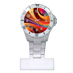 Abstract Colorful Background Wavy Plastic Nurses Watch by Sapixe