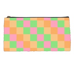 Checkerboard Pastel Squares Pencil Cases by Sapixe