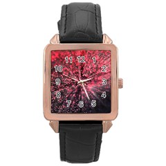 Abstract Background Wallpaper Rose Gold Leather Watch  by Bajindul
