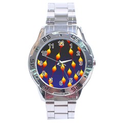 Flower Buds Floral Night Stainless Steel Analogue Watch by Bajindul