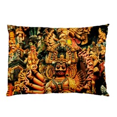 Sculpture Art Temple Tower Pillow Case by Pakrebo