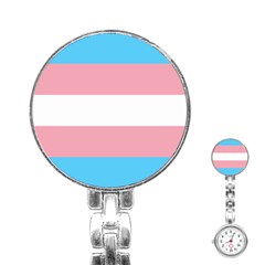 Transgender Pride Flag Stainless Steel Nurses Watch by lgbtnation