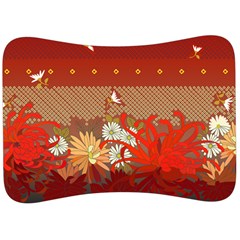 Abstract Flower Velour Seat Head Rest Cushion by HermanTelo