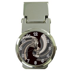 Ornament Spiral Rotated Money Clip Watches by Bajindul
