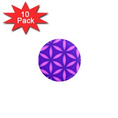 Purple 1  Mini Magnet (10 Pack)  by HermanTelo