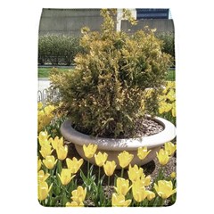 Columbus Commons Yellow Tulips Removable Flap Cover (s) by Riverwoman