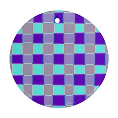 Thepurplesquare Round Ornament (two Sides) by designsbyamerianna