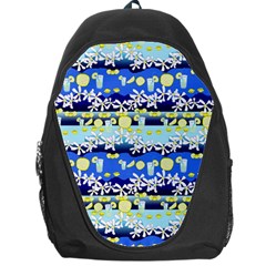 Lemonade Pattern Backpack Bag by bloomingvinedesign
