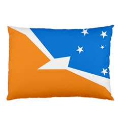 Flag Of Tierra Del Fuego Province, Argentina Pillow Case (two Sides) by abbeyz71