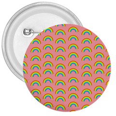 Pride Rainbow Flag Pattern 3  Buttons by Valentinaart